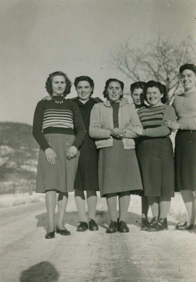 Foto di gruppo sullo stradone