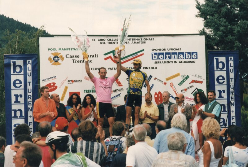 Premiazione giro ciclistico