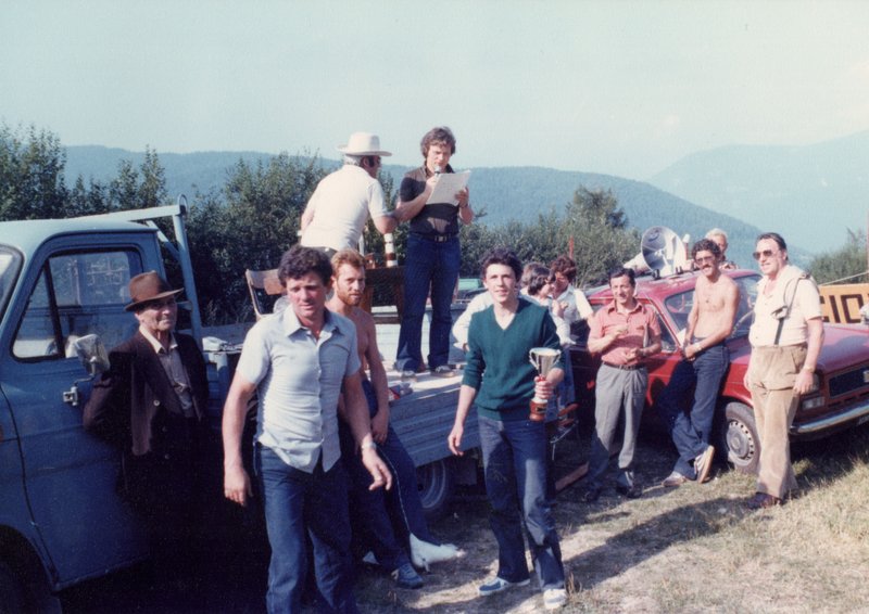 Premiazione sci d'erba