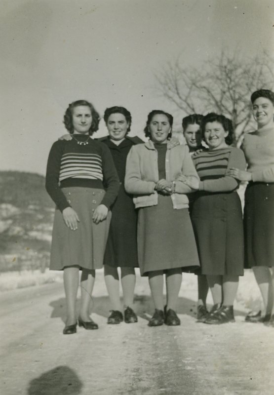 Foto di gruppo sullo stradone